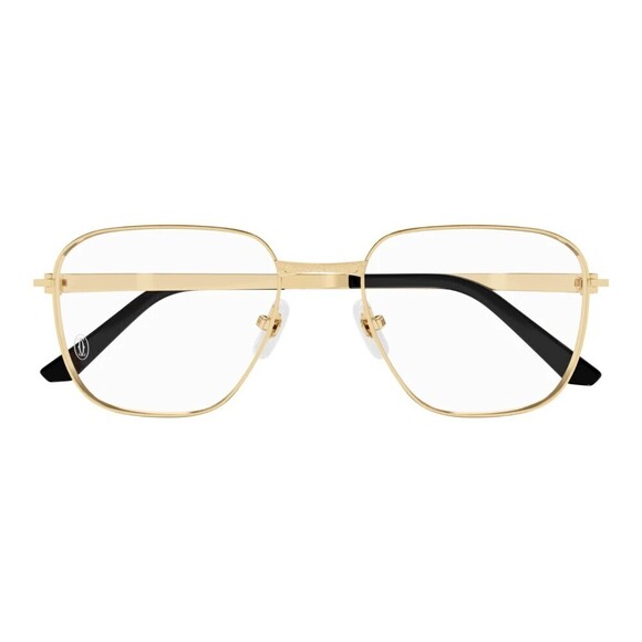 Cartier CT0553O 001 Glasses - US Cartier CT0553o-001 Eyeglasses Gold Titanium